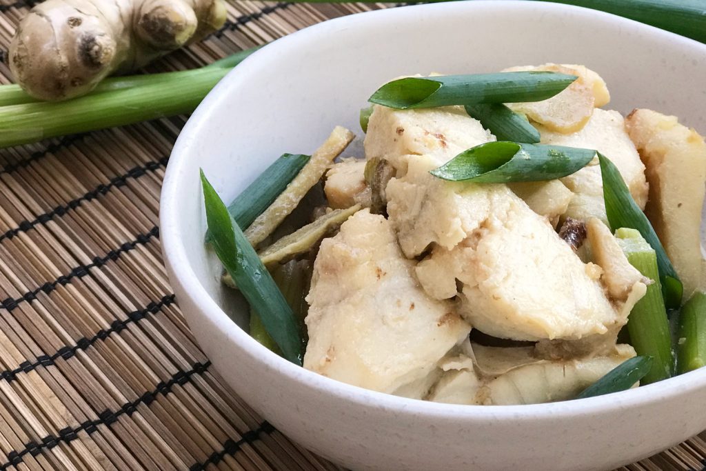 Chinese Stir Fried Fish Fillet with Ginger and Spring Onions | Asian
