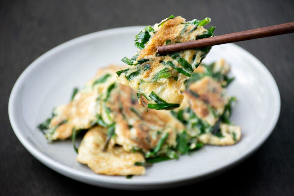 Chinese Chives Omelette Asian Inspirations
