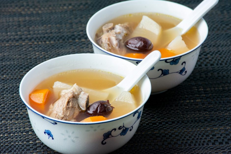 Boiled White Radish Soup with Pork Ribs Asian Inspirations