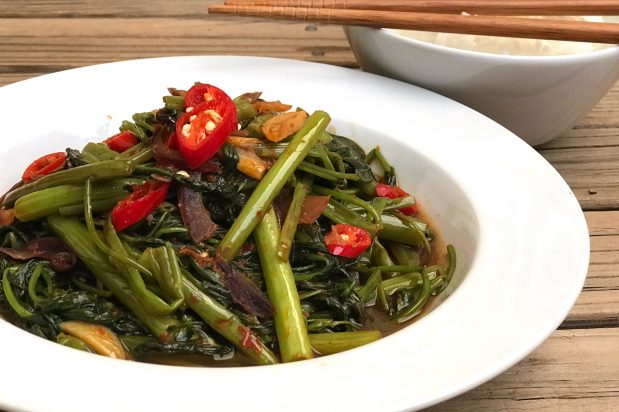 Sambal Water Spinach (Sambal Kangkung)