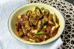Stir Fried Okra with Sambal
