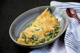 Pan Fried Omelette with Chives