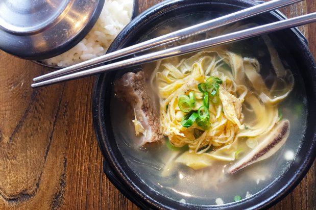 Korean Beef Rib Soup (Galbi Tang)