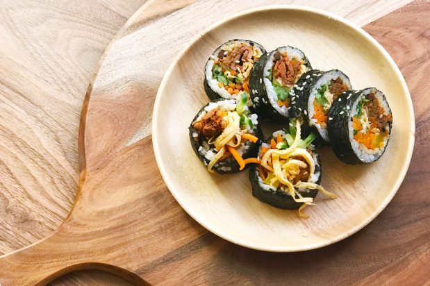 Korean Sushi Roll (Kimbap)
