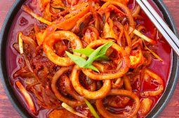 Korean Spicy Squid (Ojinga Bokkum)