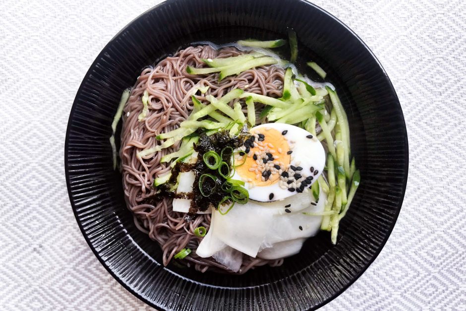 Korean Cold Noodle Soup (Mul Naengmyeon) Asian Inspirations
