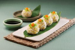 Glutinous Rice Mini Dumplings with Salted Egg Yolk