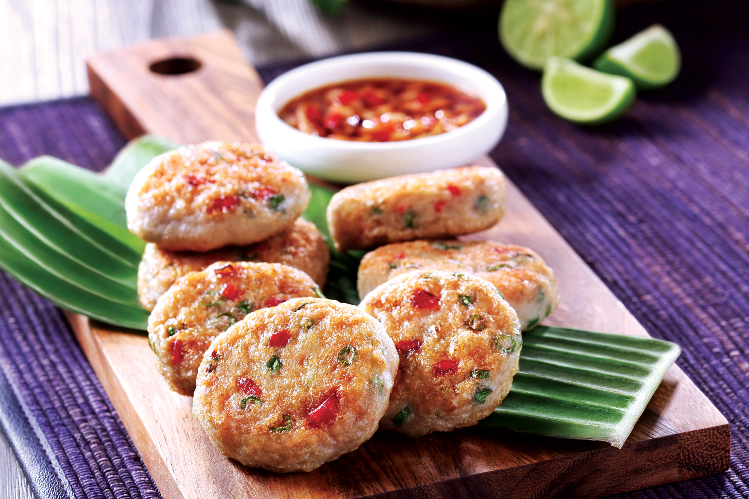 Thai Style Pan Fried Fish Patties Asian Inspirations