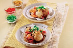 Steamed Scallops with Black Bean Garlic Sauce