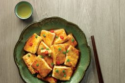 Pan Fried Tofu with Gluten Free Soy Sauce