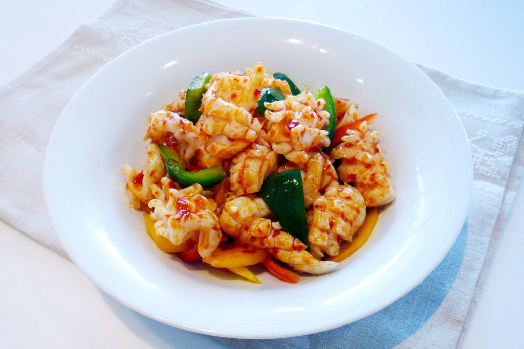 Stir Fried Cuttlefish with Chilli Garlic Sauce Asian Inspirations