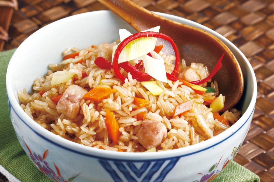 Stir Fried Rice with Fish | Asian Inspirations