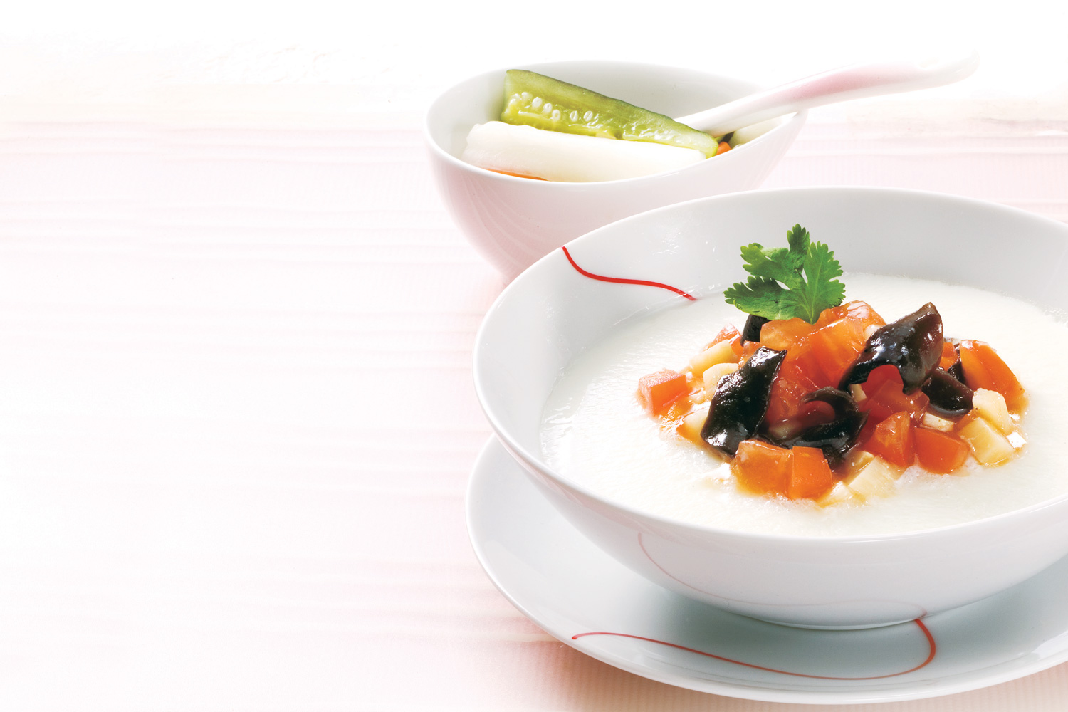 Steamed Egg White with Tomatoes and Elm Fungus | Asian Inspirations