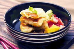 Fried Fish in Double Deluxe Fruity Sauce