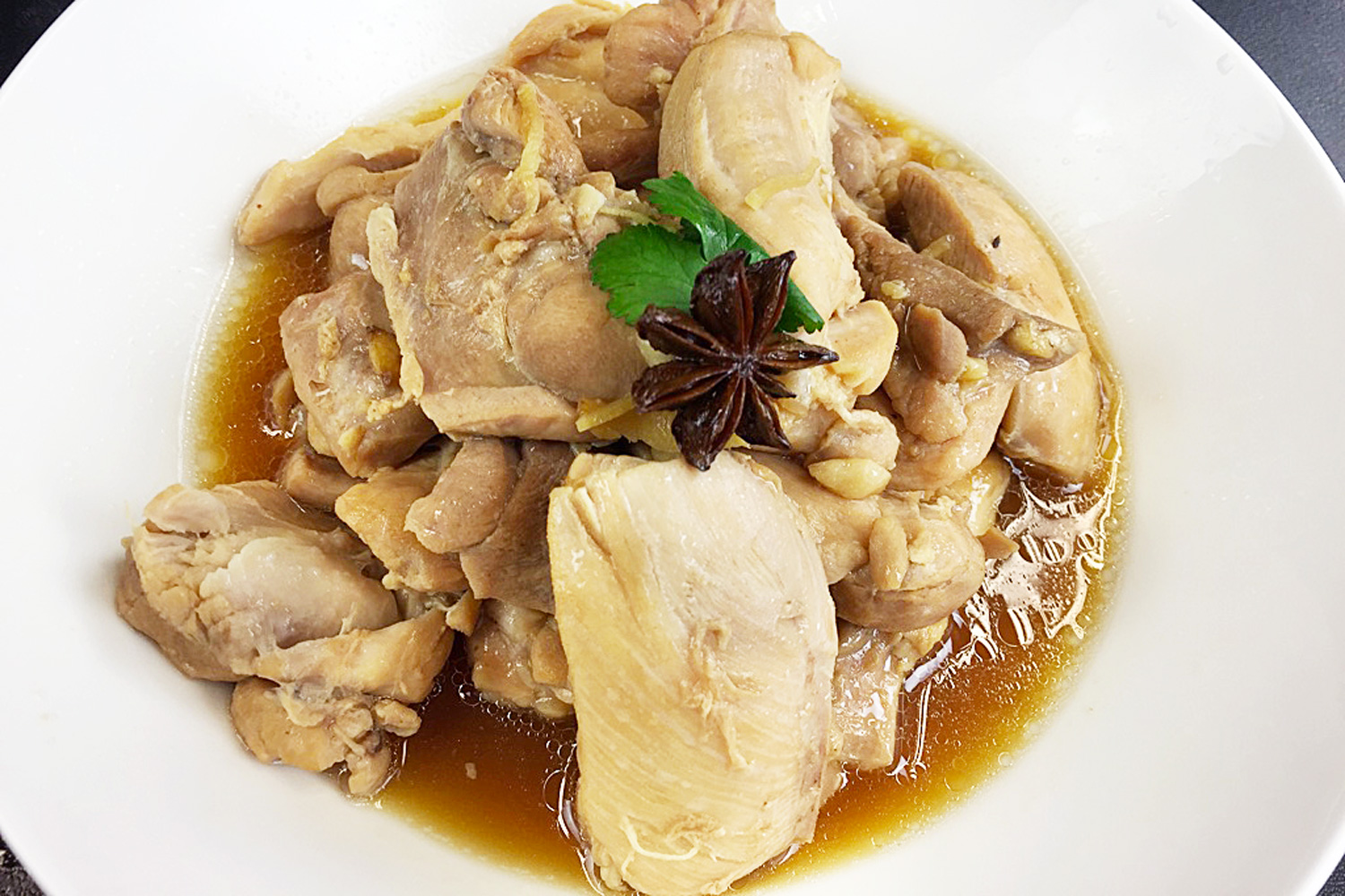 SoyBraised Chicken with Ginger and Star Anise Asian Inspirations