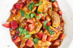 Pork in Fruity Plum Sauce