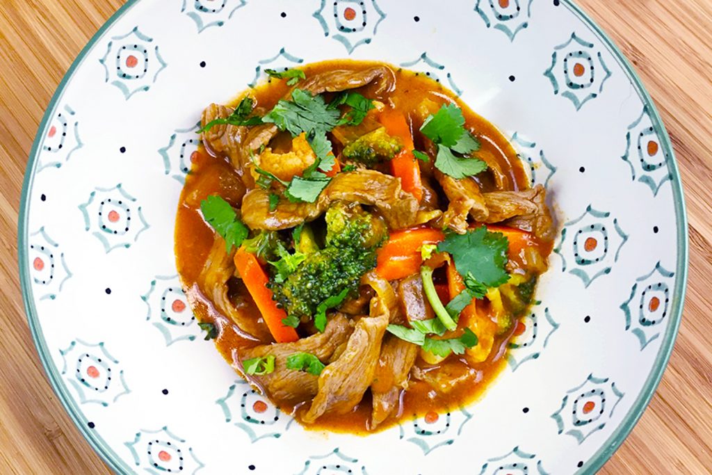 Beef and Curry Sauce Casserole Asian Inspirations