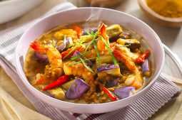 Sweet and Spicy Shrimp Eggplant Curry