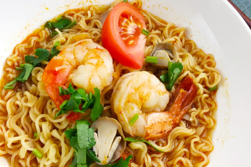 Shortcut Tom Yum Noodle Soup Asian Inspirations