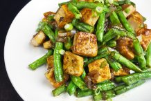 Tofu and Long Bean Stir-Fry