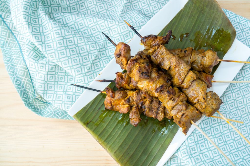 Lamb Satay Barbecue Asian Inspirations