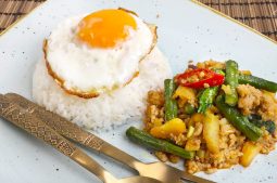 Pork Holy Basil with Laksa Paste