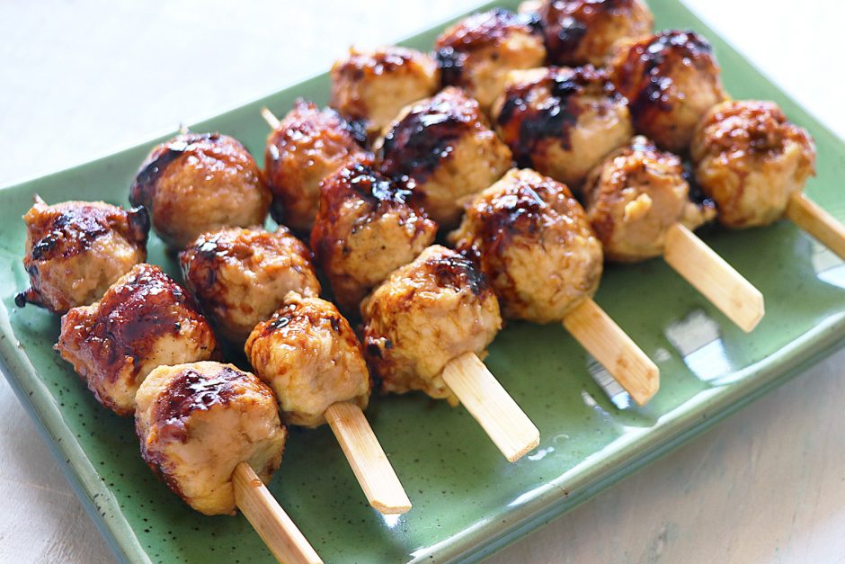 Japanese Chicken Meatballs (Tsukune) Asian Inspirations