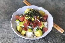 Japanese Avocado Bowl (Negitoro Donburi)