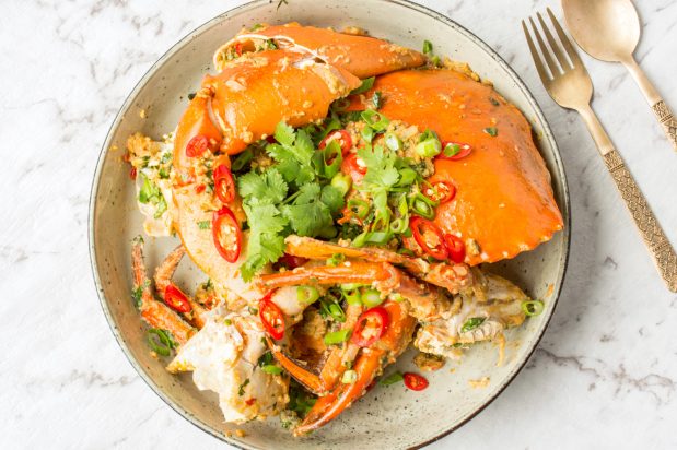 Crab with Tamarind and Chilli (Cua Rang Muoi)