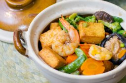 Claypot Seafood Tofu and Vegetable
