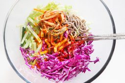 Korean Spicy, Sweet and Vinegary Noodles (Bibim Guksu)