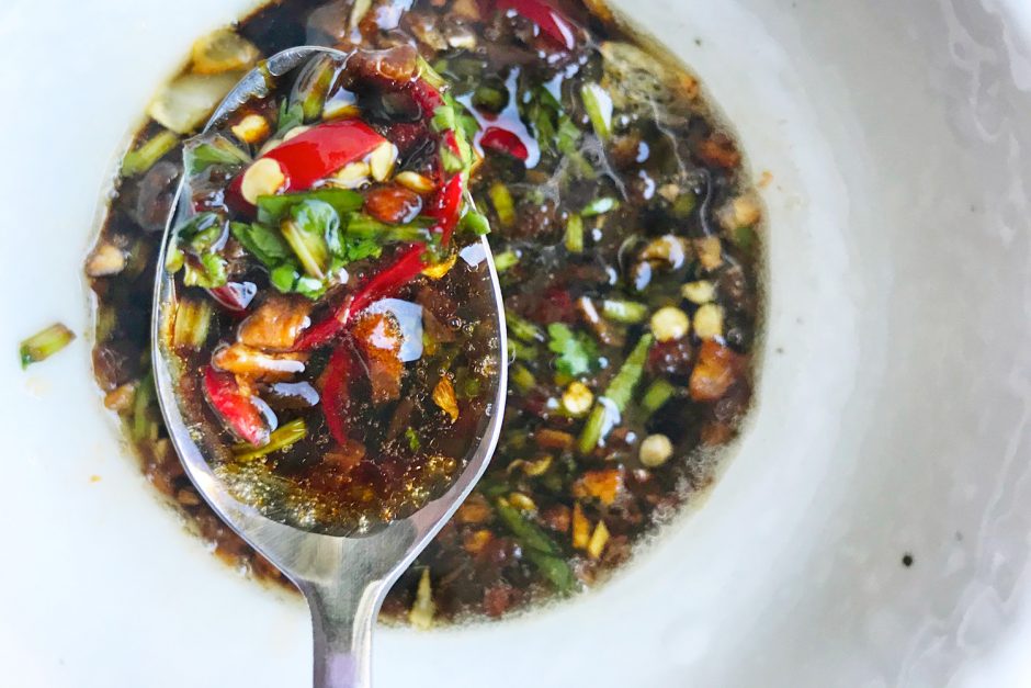 Garlic, Chilli and Coriander Soy Dipping Sauce Asian Inspirations