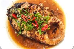 Braised Fish Fillet with Soy Bean Paste