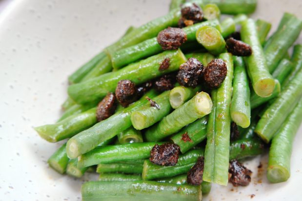 Long Beans with Homemade Sweetened Fermented Black Beans