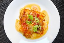 Pan Fried Fish Fillet with Thai Soybean Chilli Paste
