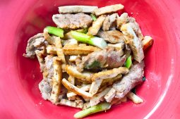 Chinese Stir Fried Pork Fillet with Beancurd