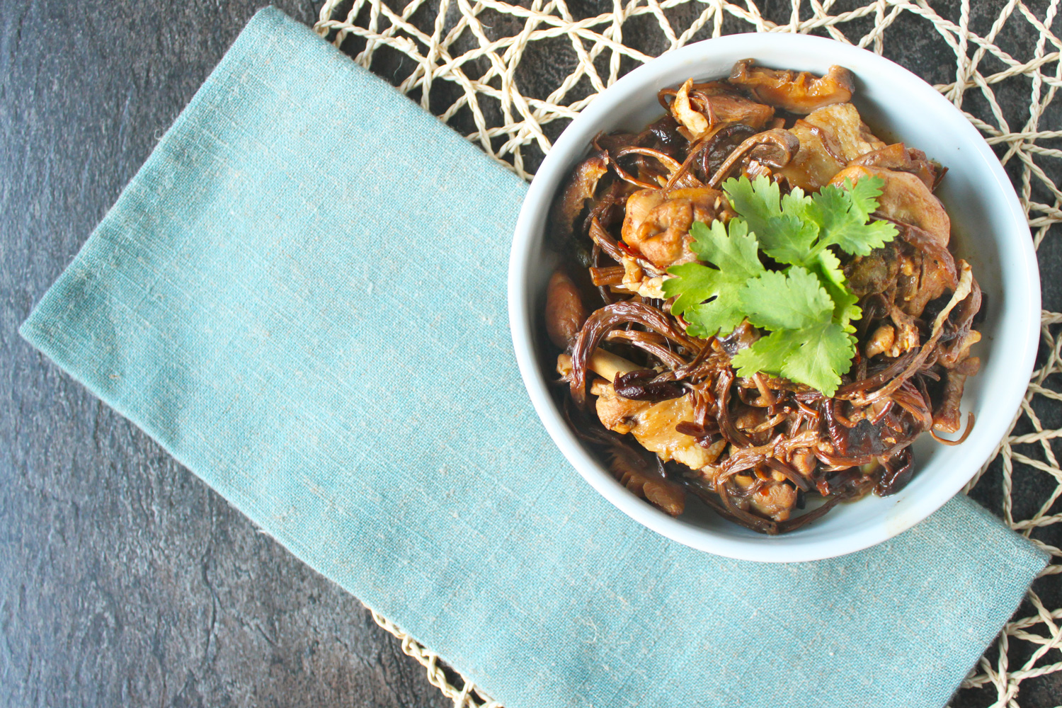 Dongbei-Style Braised Chicken with Mushrooms | Asian Inspirations