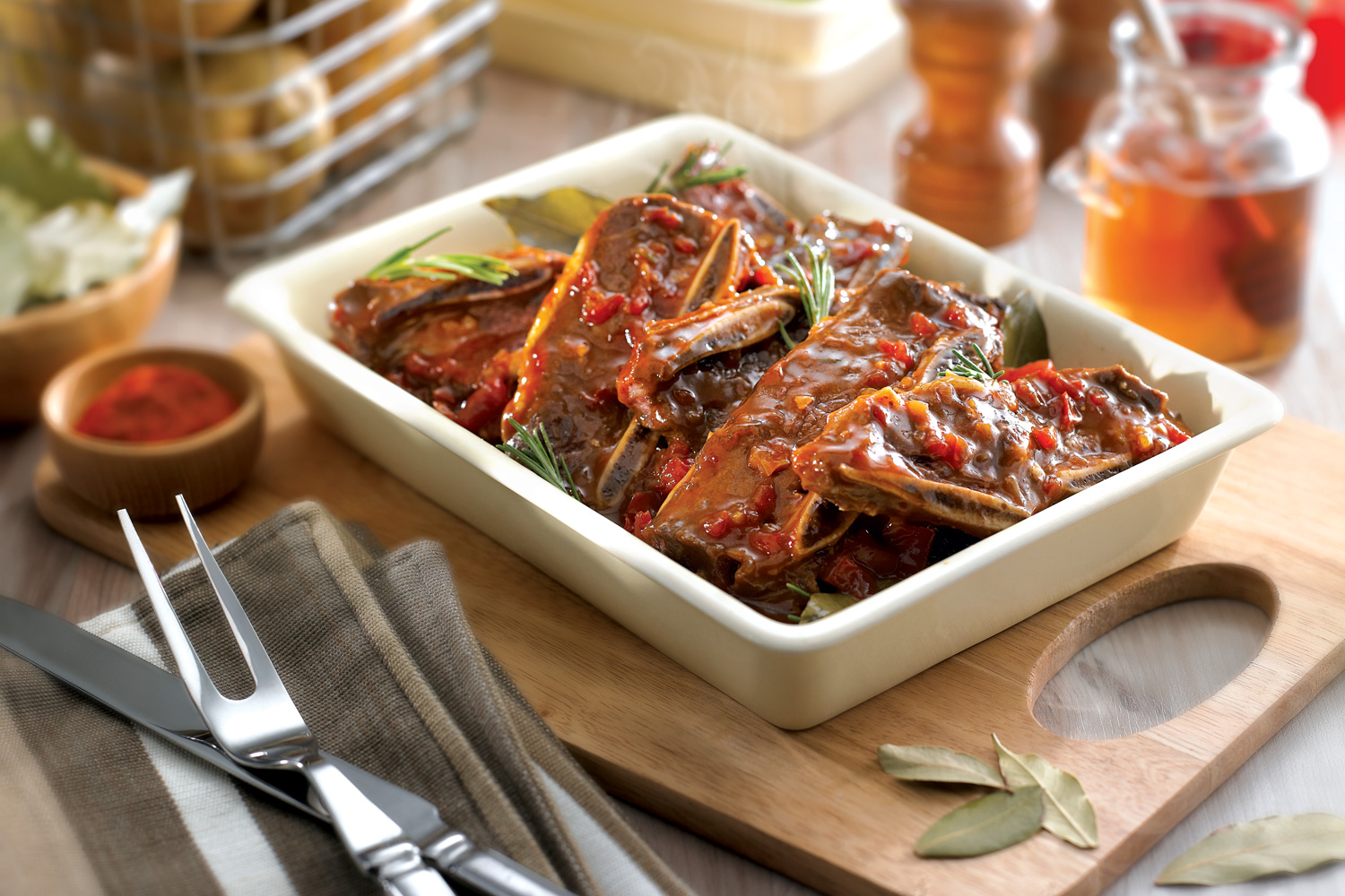 Honey Ribs Stew Asian Inspirations