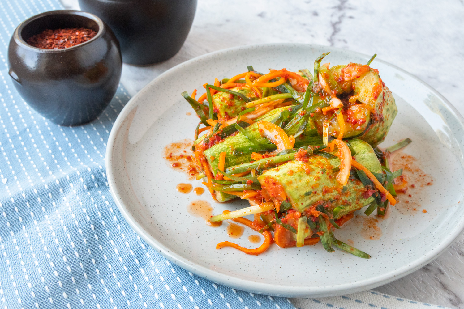 Stuffed Cucumber Kimchi (Oi Sobagi) Asian Inspirations