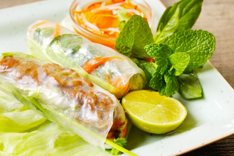 Vietnamese Grilled Pork Rice Paper Rolls Asian Inspirations