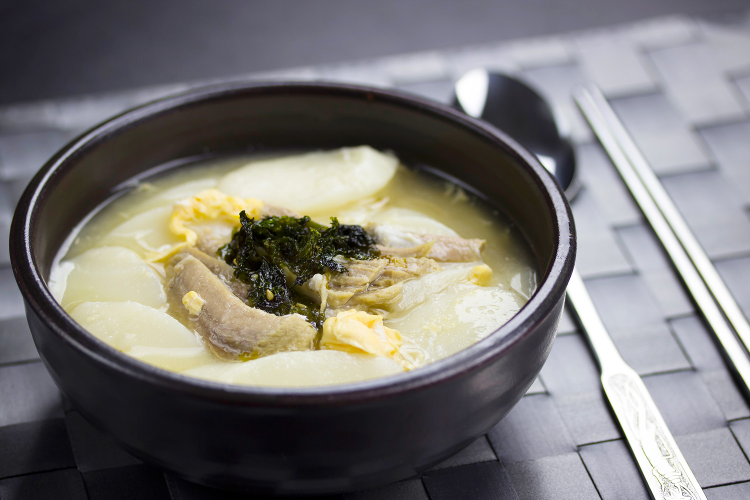 Rice Cake Soup In Korean