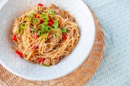 Lamb with Chilli, Soy and Noodles