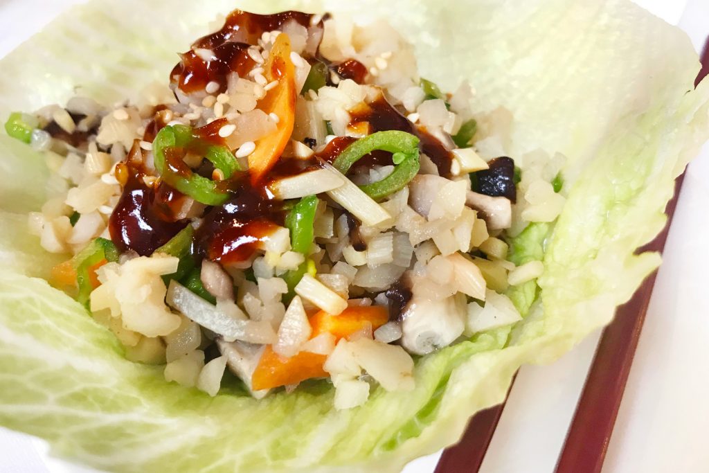 Vegetarian San Choy Bow Asian Inspirations