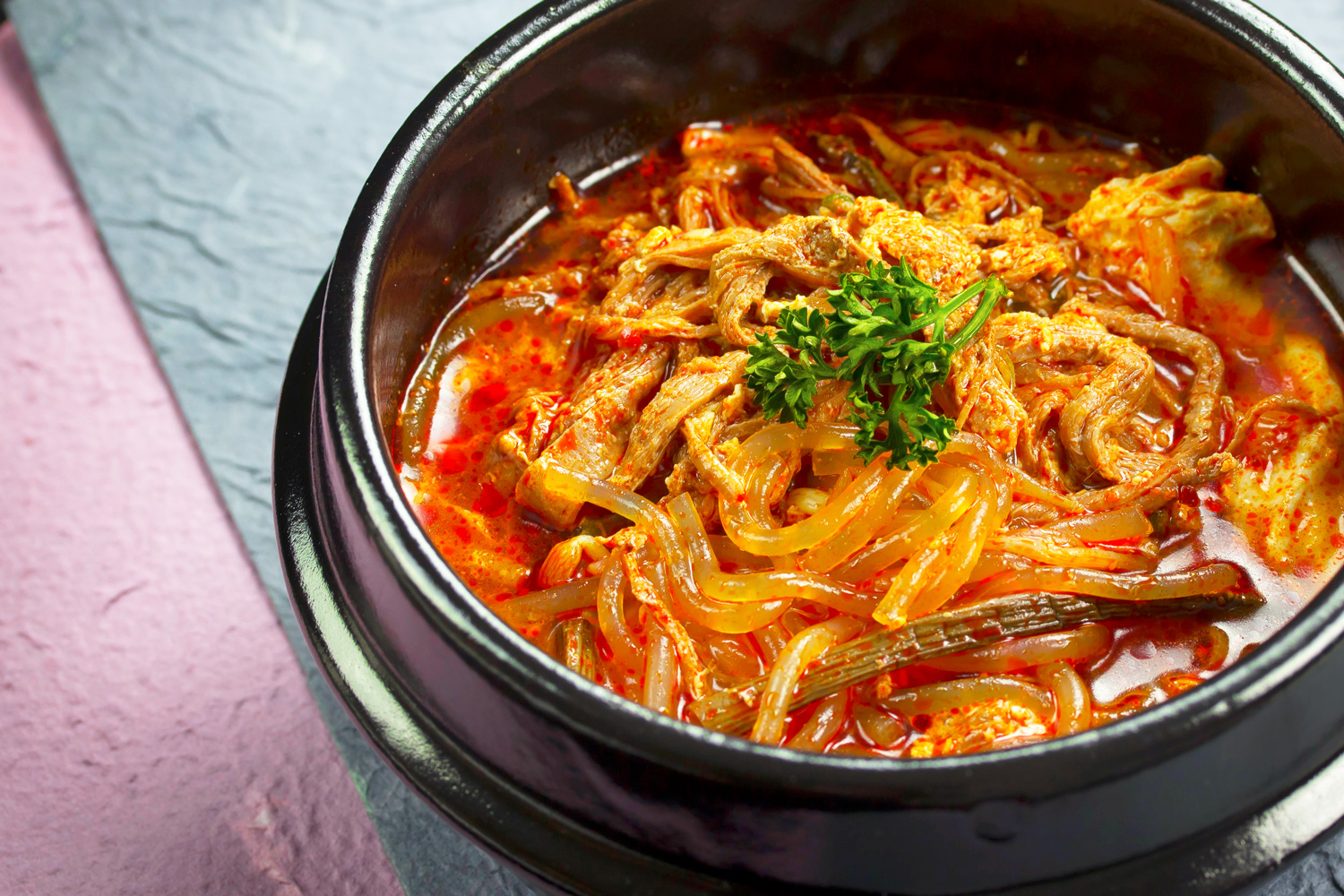 Traditional Korean Food Soup