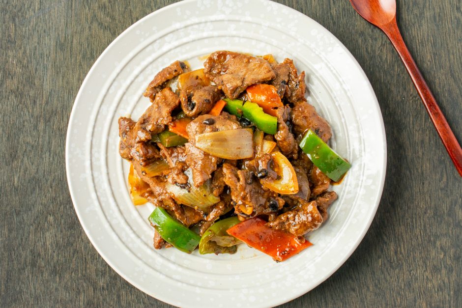 Beef in Black Bean Sauce Asian Inspirations