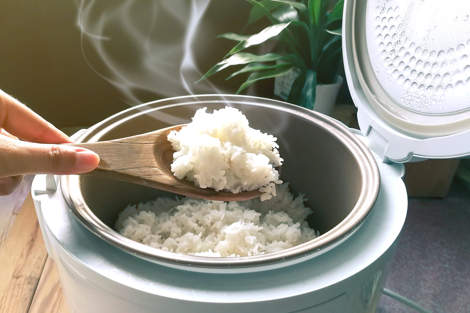 The Asian way to cook rice #ricecooker #perfectrice #asiancooking