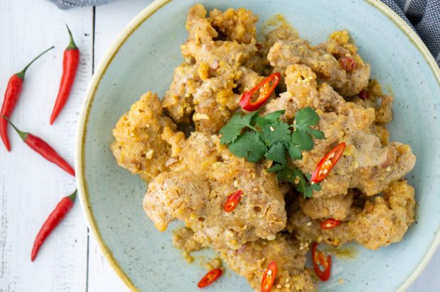 Salted Egg Yolk Chicken Ribs Asian Inspirations