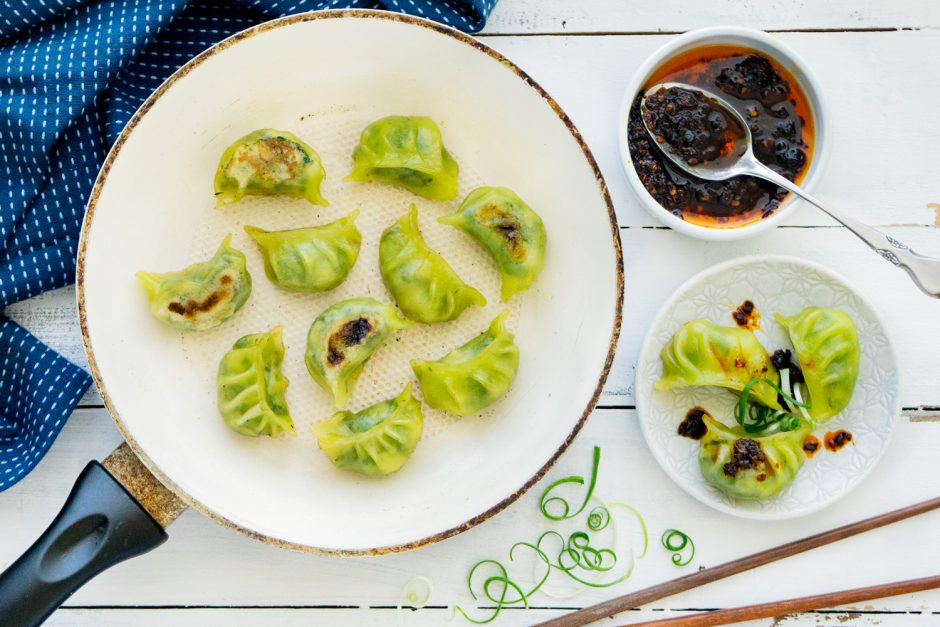 Vegan Spinach Dumplings Asian Inspirations