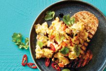Indonesian Spicy Soy Scrambled Eggs