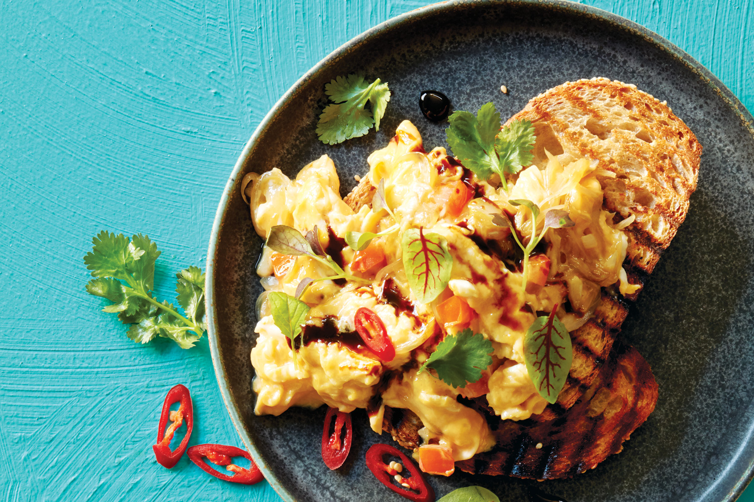 Indonesian Spicy Soy Scrambled Eggs Asian Inspirations